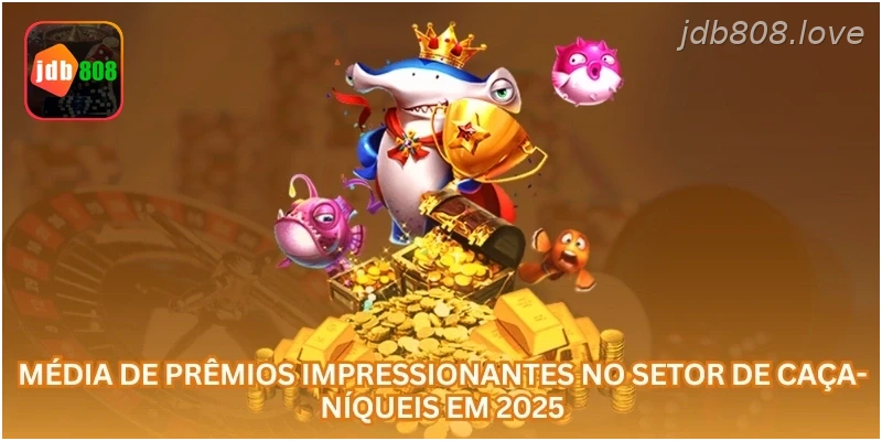 Média de prêmios impressionantes no setor de caça-níqueis em 2025.