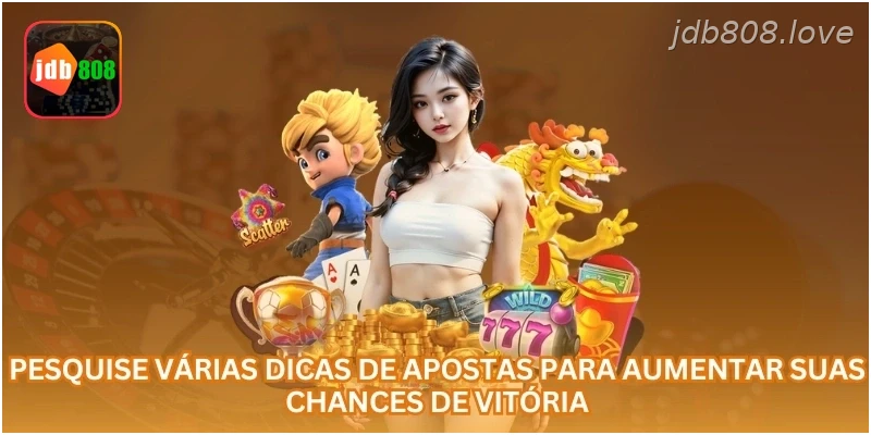 Pesquise várias dicas de apostas para aumentar suas chances de vitória.