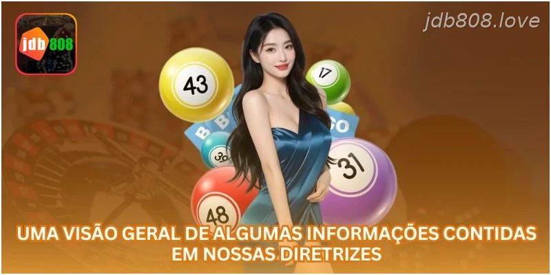 Uma visão geral de algumas informações contidas em nossas diretrizes.